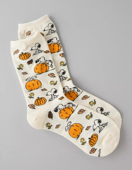 AE Snoopy Halloween Crew Socks