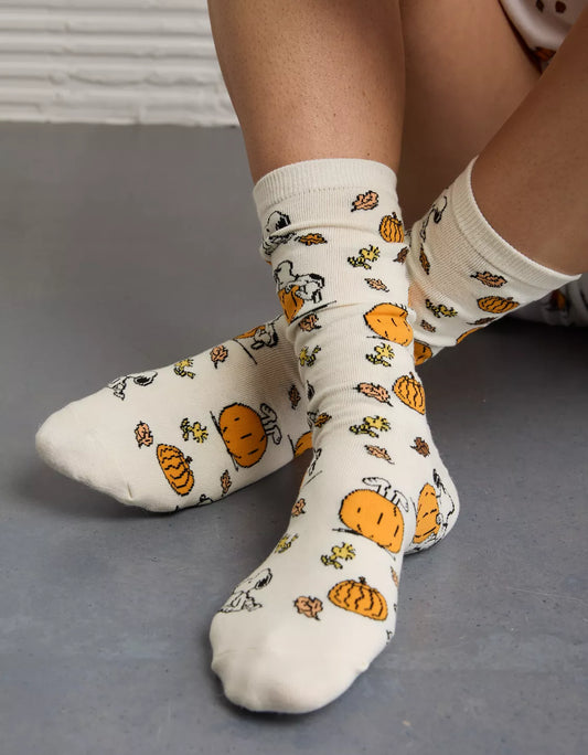 AE Snoopy Halloween Crew Socks
