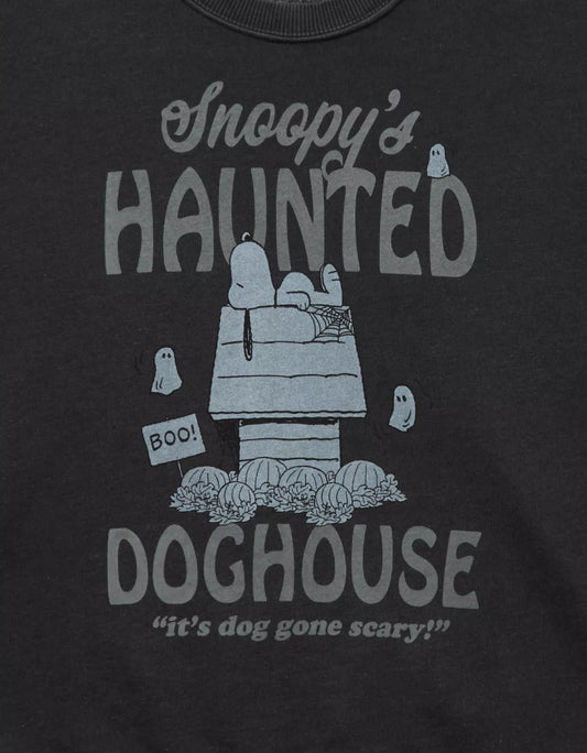 AE Snoopy Halloween Graphic Relaxed Fit Sweatshirt