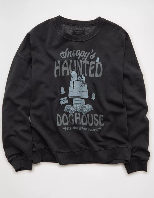 AE Snoopy Halloween Graphic Relaxed Fit Sweatshirt