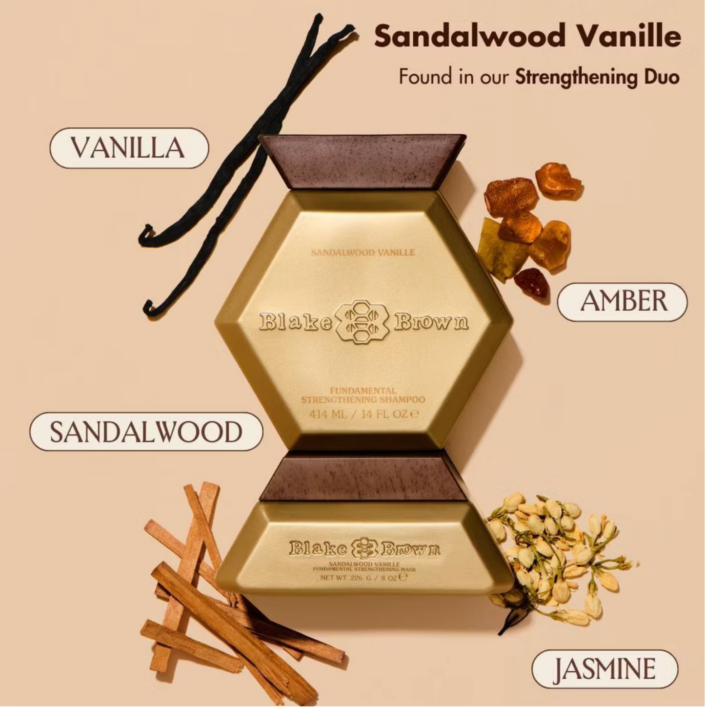 Sandalwood Vanille Fundamental Strengthening Mask