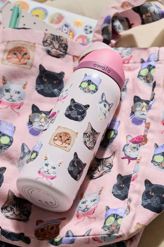 Owala Cat Collage