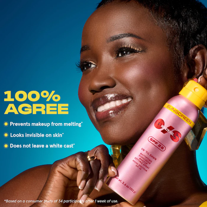 On 'Til Dawn Mattifying Sunscreen Makeup Setting Spray SPF 28