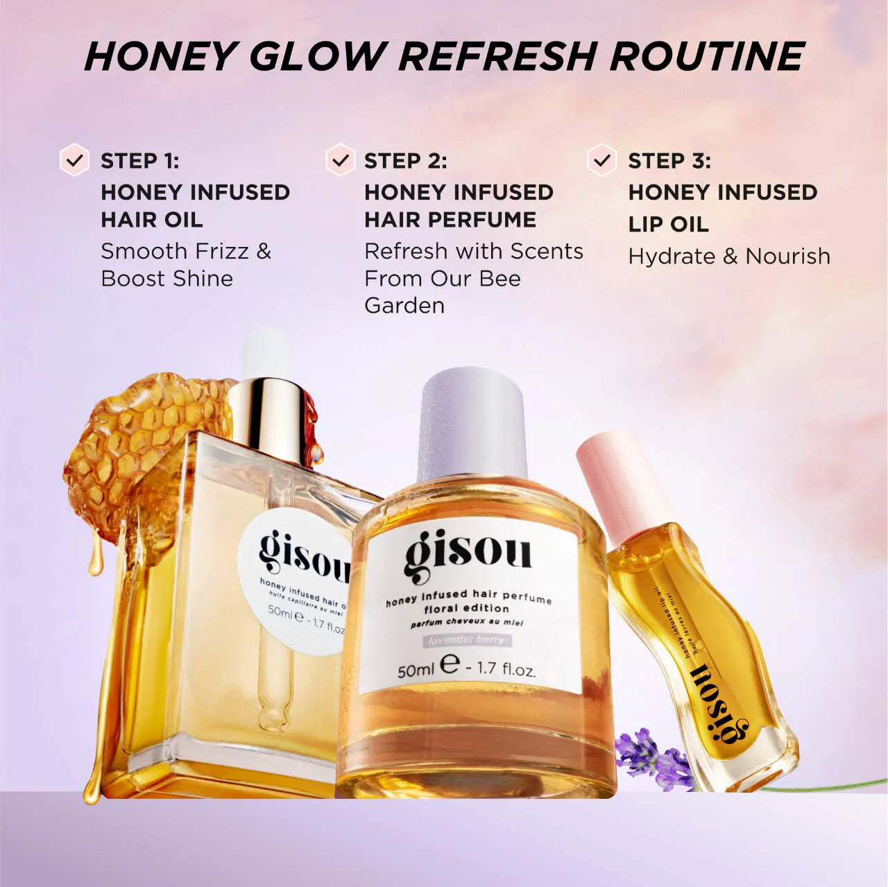 Lavender Berry Honey Infused Hair Perfume