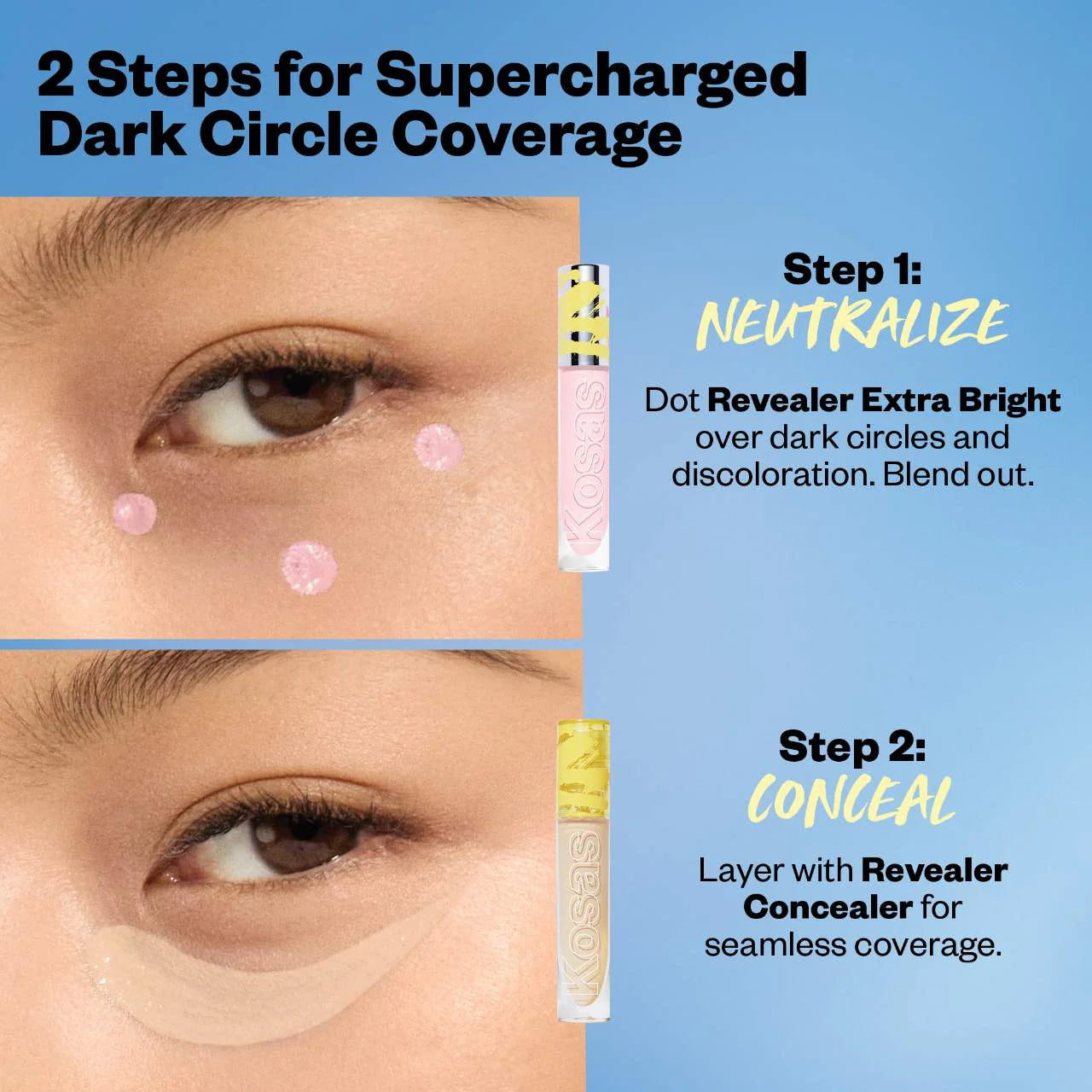 Revealer Extra Bright Serum-Powered Color Correctors for Dark Circles