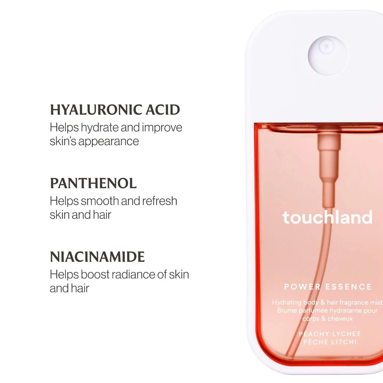 Peachy Lychee Power Essence Body & Hair Fragrance Mist