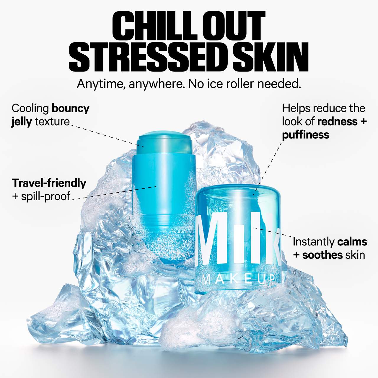 Cooling Water Jelly Ice Soothing Serum Stick with Niacinamide