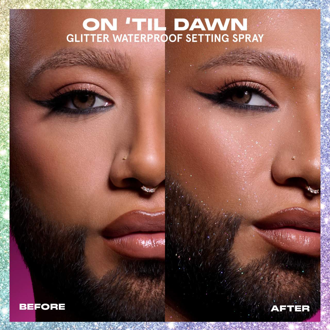 On 'Til Dawn Glitter Waterproof Setting Spray