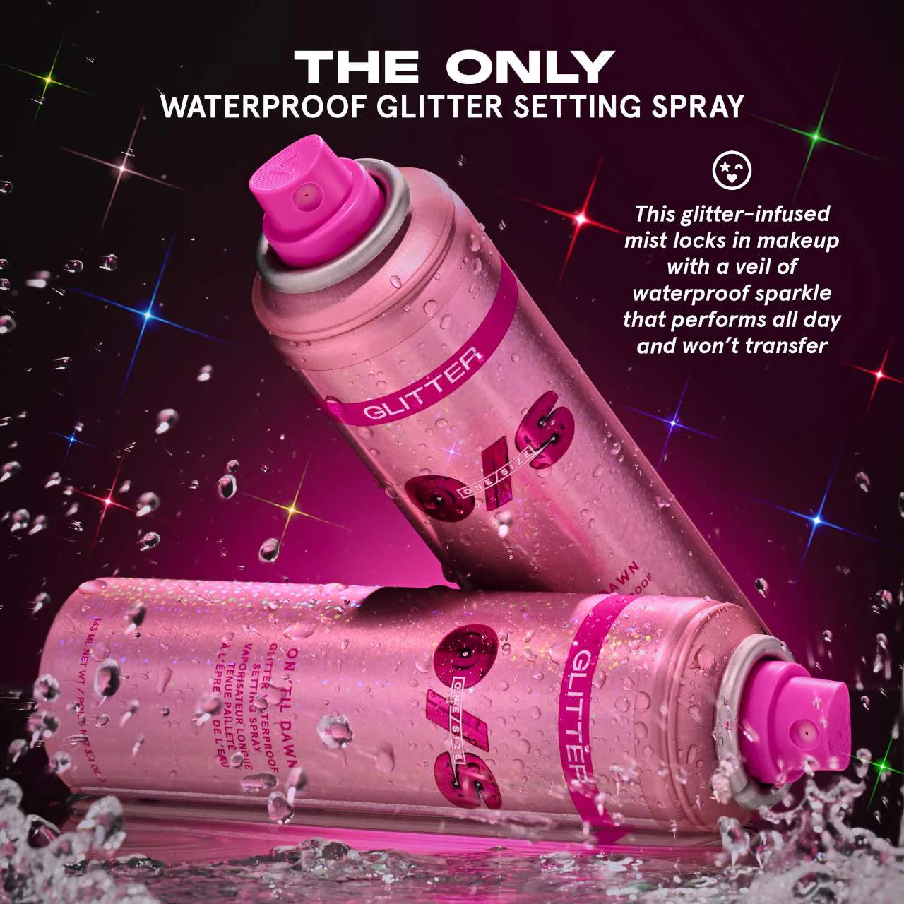 On 'Til Dawn Glitter Waterproof Setting Spray
