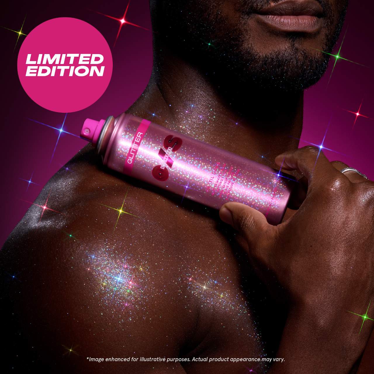 On 'Til Dawn Glitter Waterproof Setting Spray
