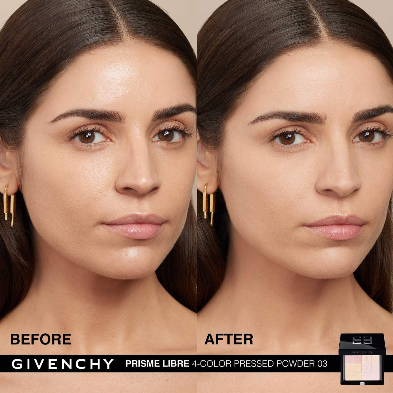 Prisme Libre Blurring & Color-Correcting Matte Pressed Powder