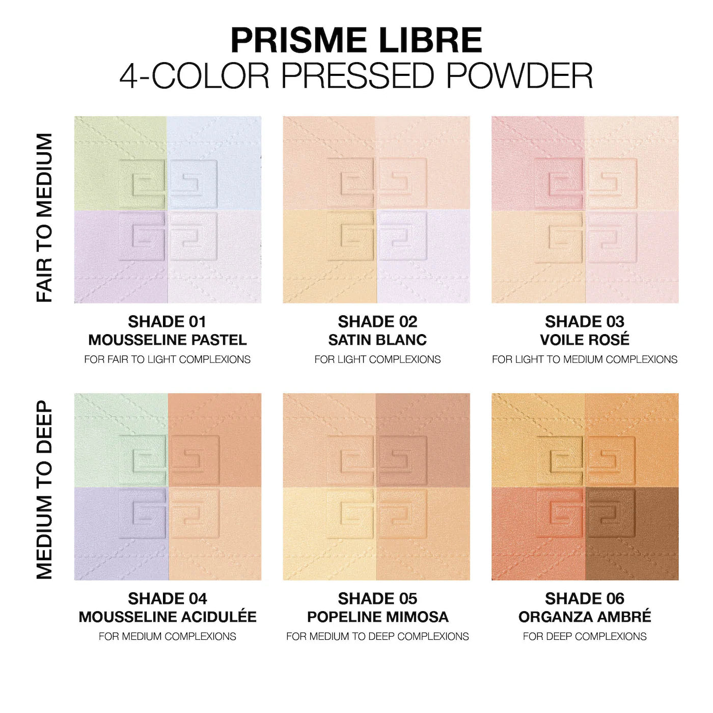 Prisme Libre Blurring & Color-Correcting Matte Pressed Powder