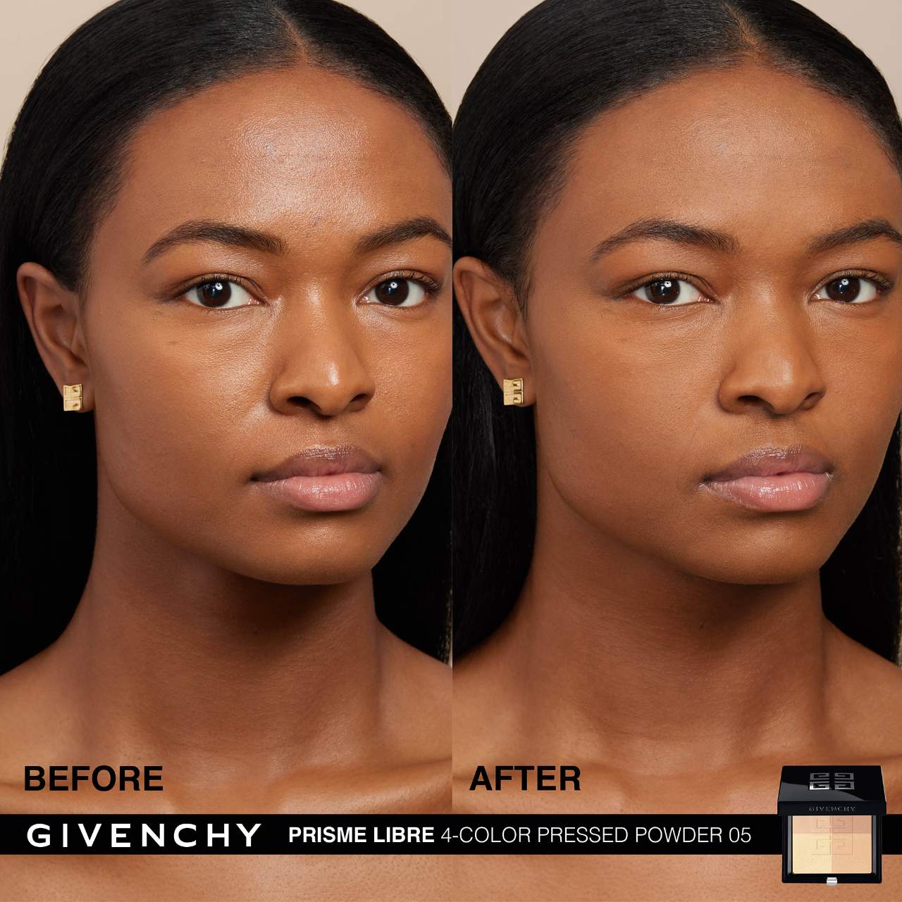 Prisme Libre Blurring & Color-Correcting Matte Pressed Powder