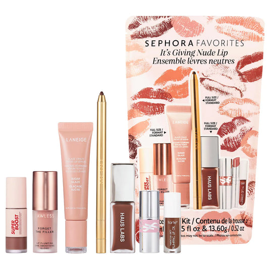 It's Giving Nude Lip Makeup Value Set