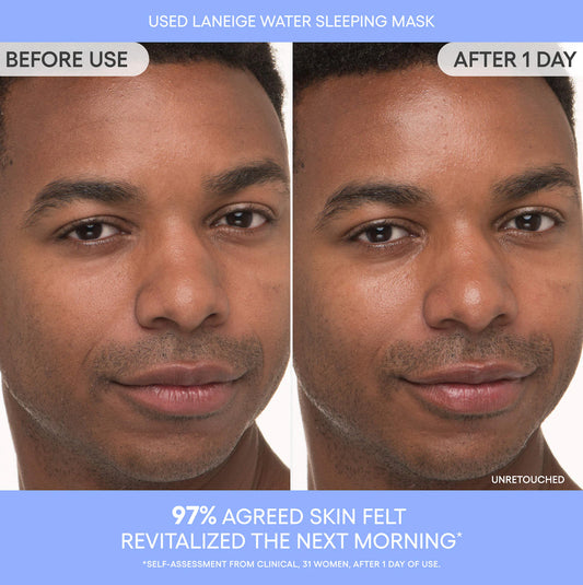 Water Sleeping Mask for Moisture Barrier Support with Niacinamide & Squalane