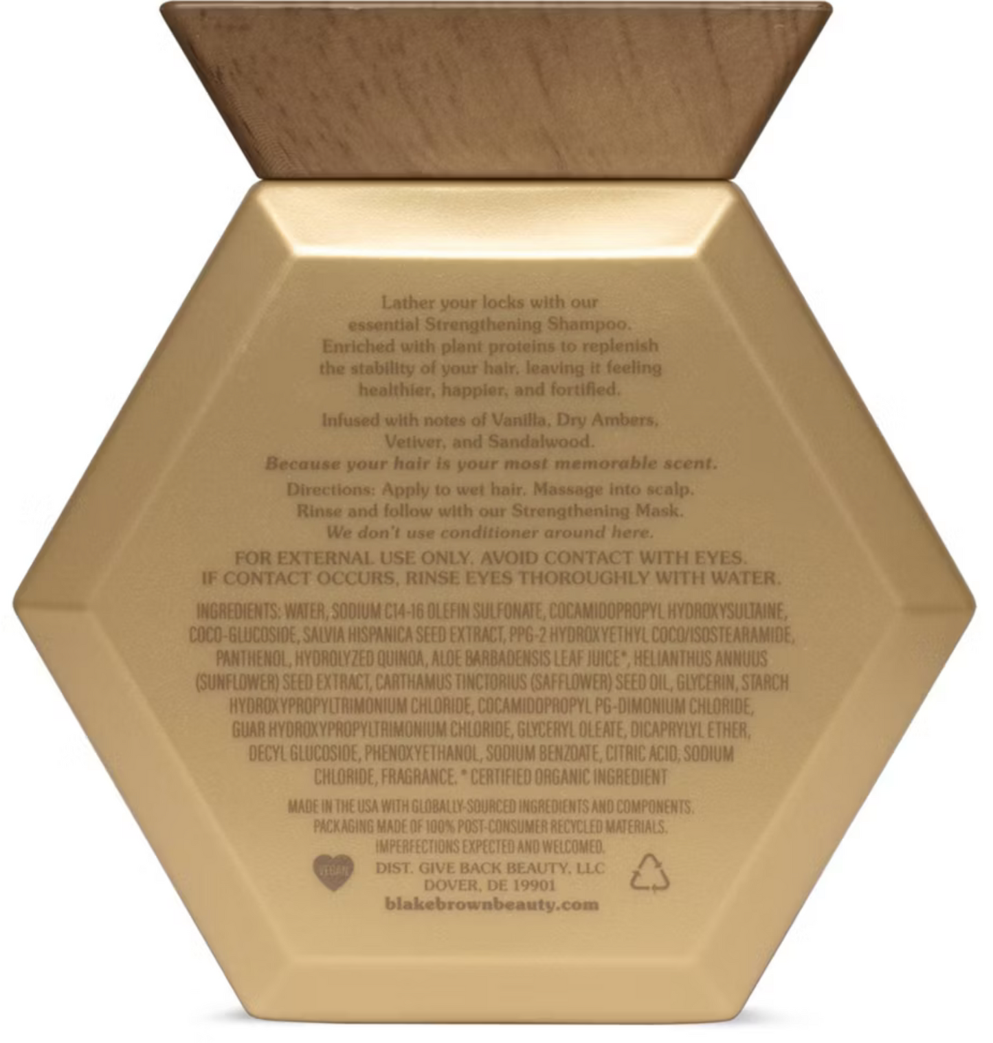 Sandalwood Vanille Fundamental Strengthening Shampoo