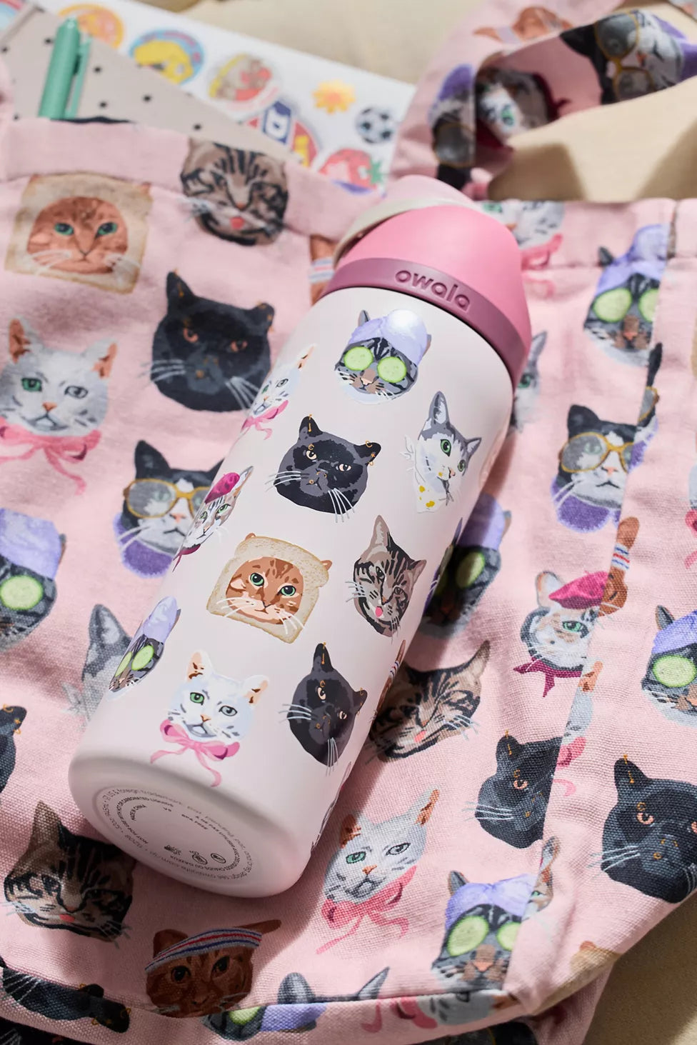 Owala Cat Collage