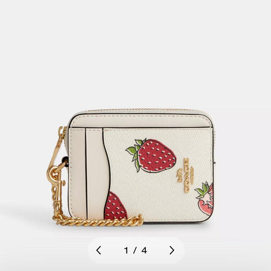 Coach Zip Card Case