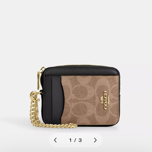 Coach Zip Card Case