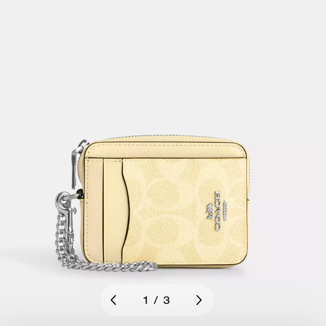 Coach Zip Card Case