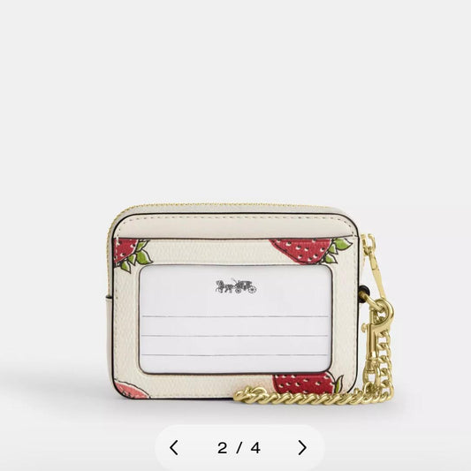 Coach Zip Card Case