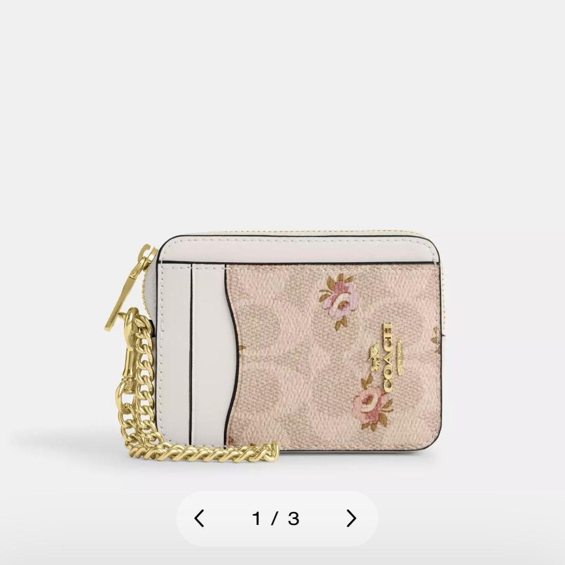 Coach Zip Card Case