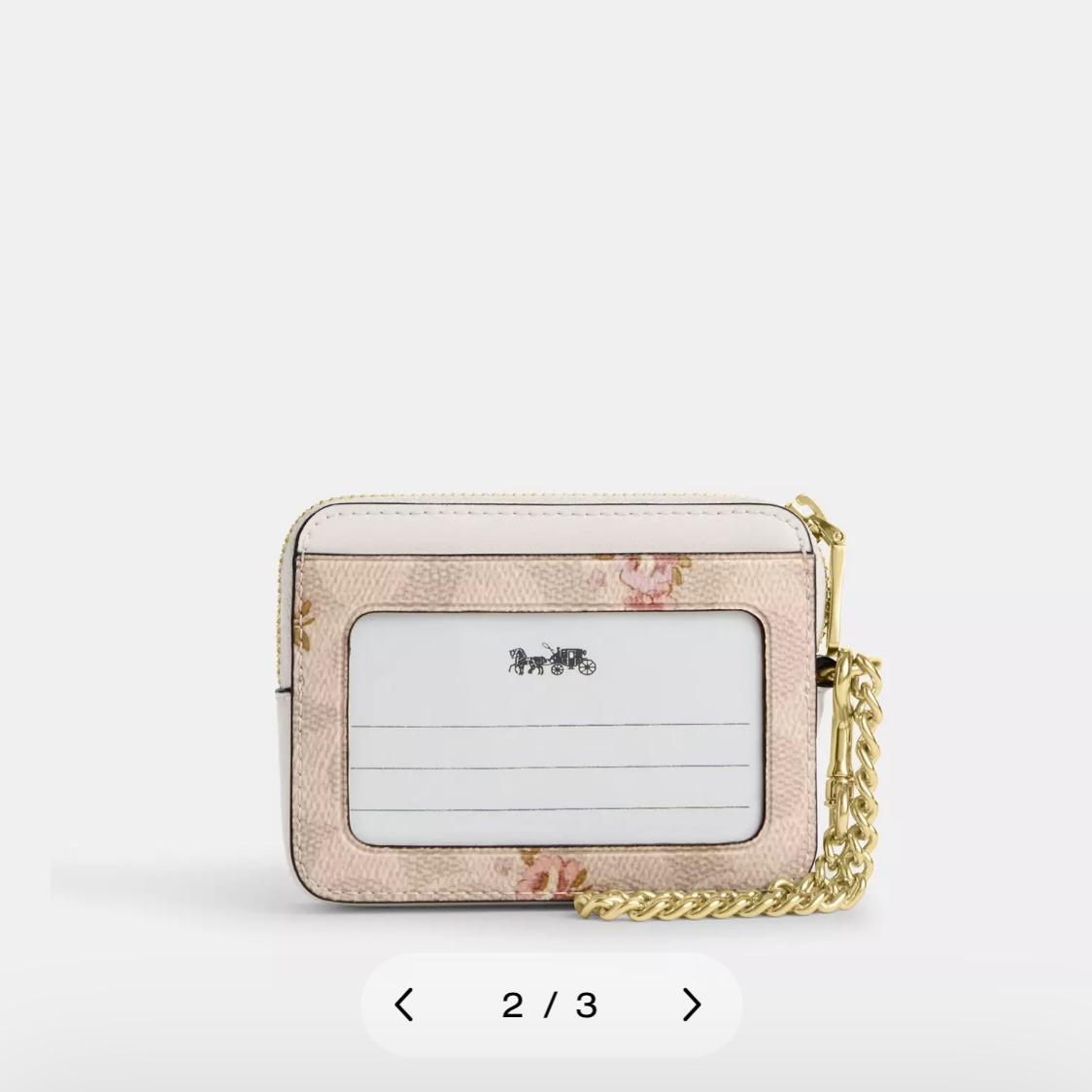 Coach Zip Card Case