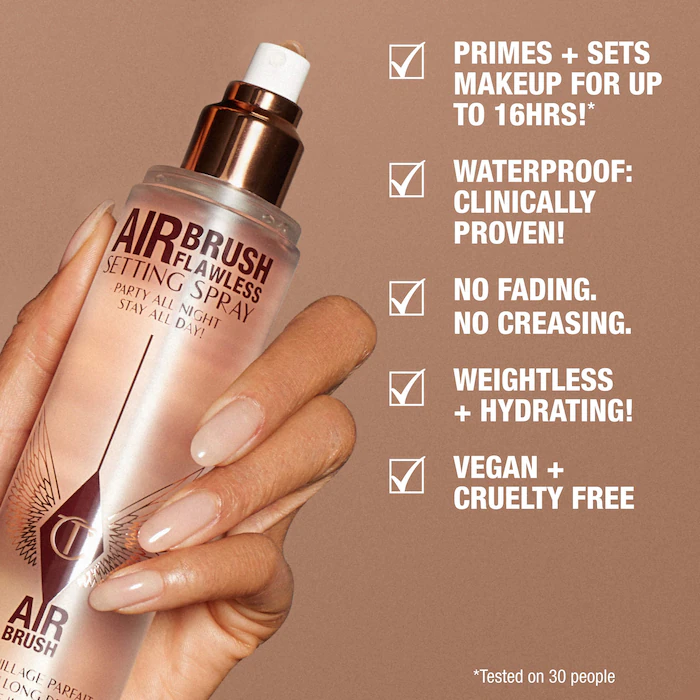Mini Airbrush Flawless Setting Spray Duo Gift Set