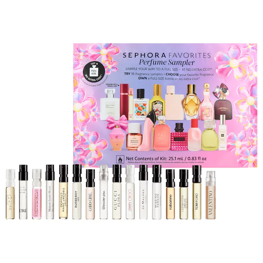 Flirty Trending Scents Perfume Sampler Set w/ Redeemable Voucher