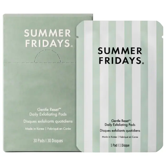 Gentle Reset Daily Exfoliating Pads to Smooth + Minimize Pores with AHAs