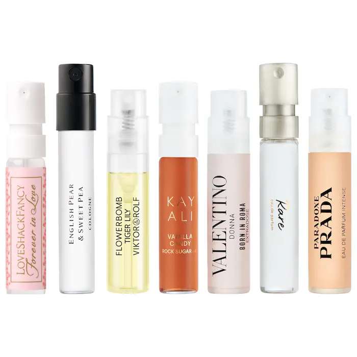 Travel Spray Perfume Sampler Set w/ Redeemable Voucher