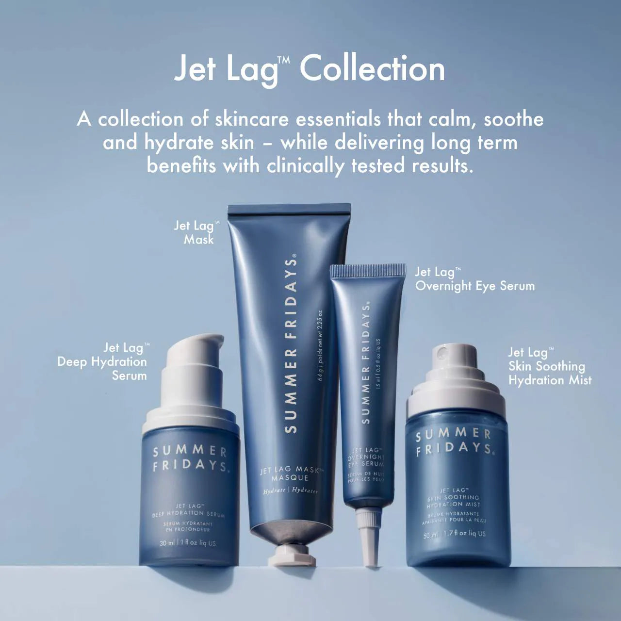 Jet Lag Skin Soothing Hydration Mist