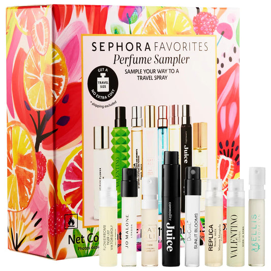Fruits & Flowers Travel Spray Perfume Discovery Set w/ Redeemable Voucher