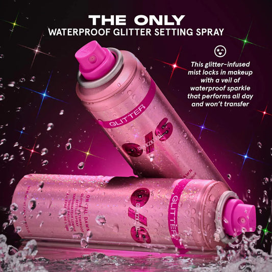 On 'Til Dawn Glitter Waterproof Setting Spray